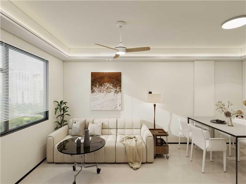 Living — modular sofa & feature artwork