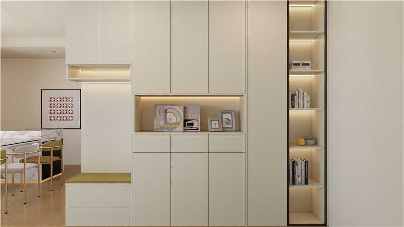 Foyer — built-in storage & display niches