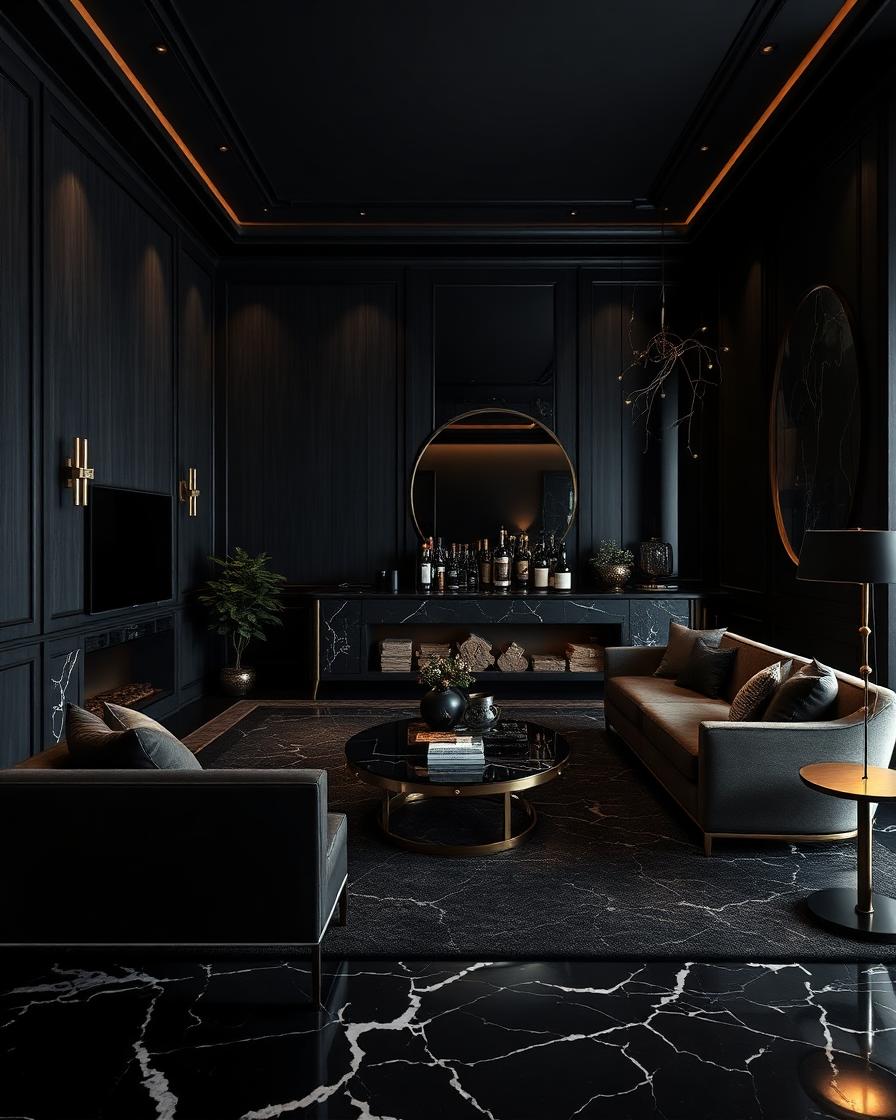 Dark Luxury Style — 暗黑轻奢风